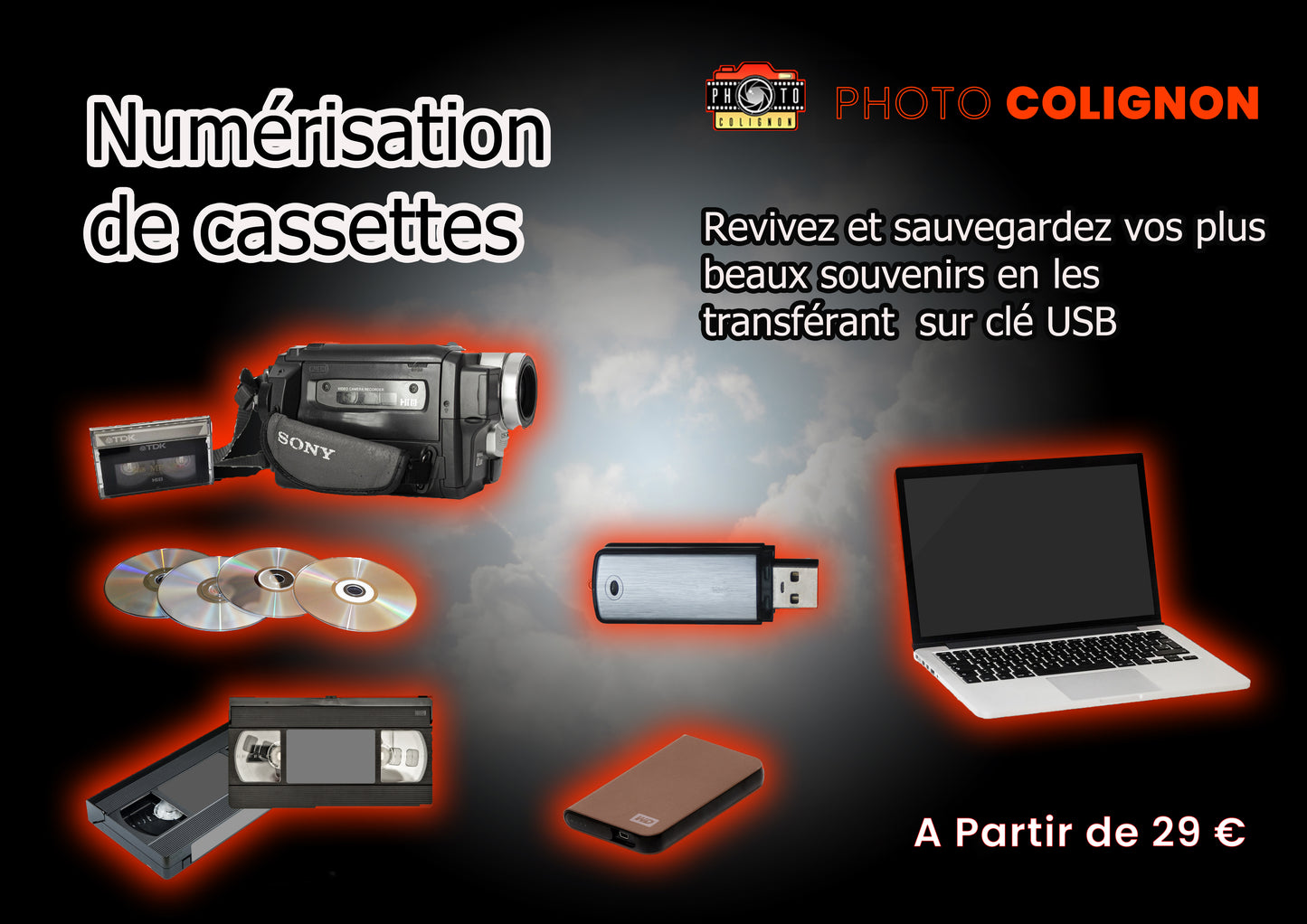 Service de numérisation de cassettes