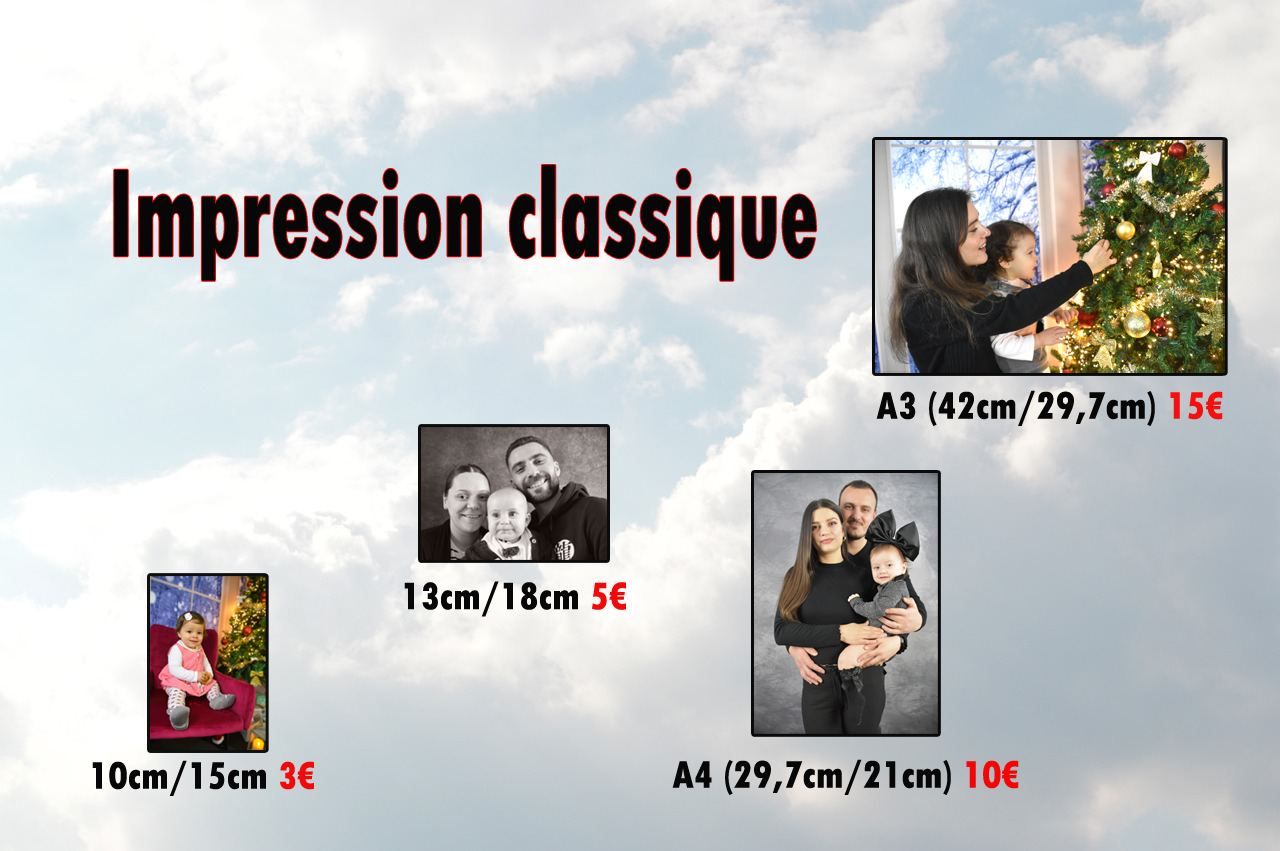 Service d'impression de photos classique